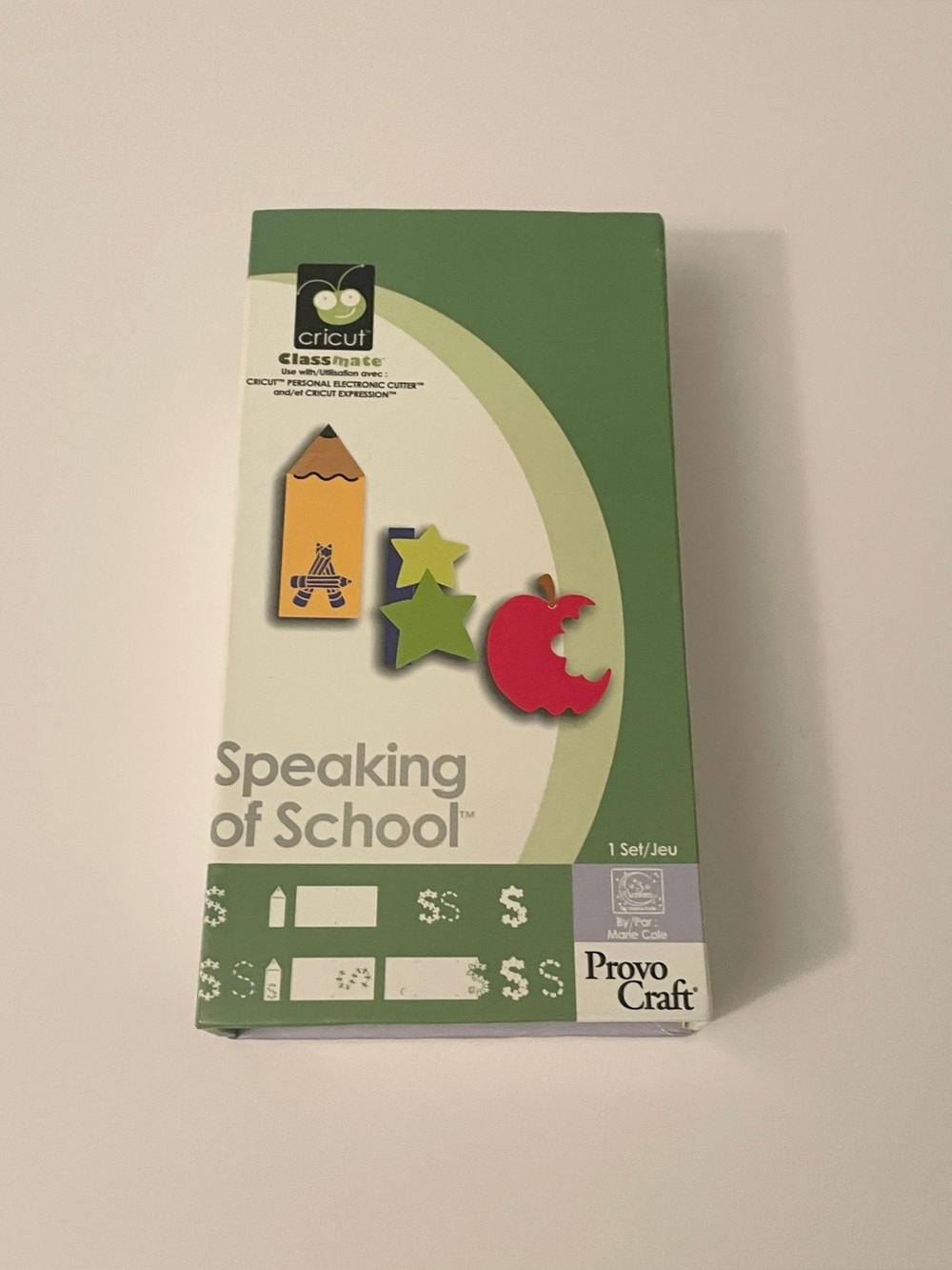 Cricut Classmate Speaking of School Complete Shape Set Provo Craft